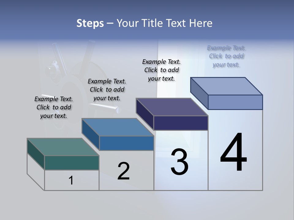 Money Treasure Safe PowerPoint Template