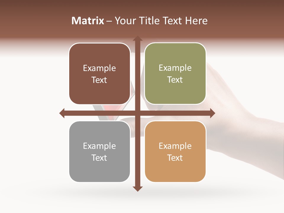 Caucasian Male Gesturing PowerPoint Template