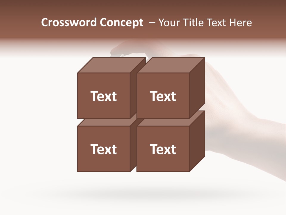 Caucasian Male Gesturing PowerPoint Template