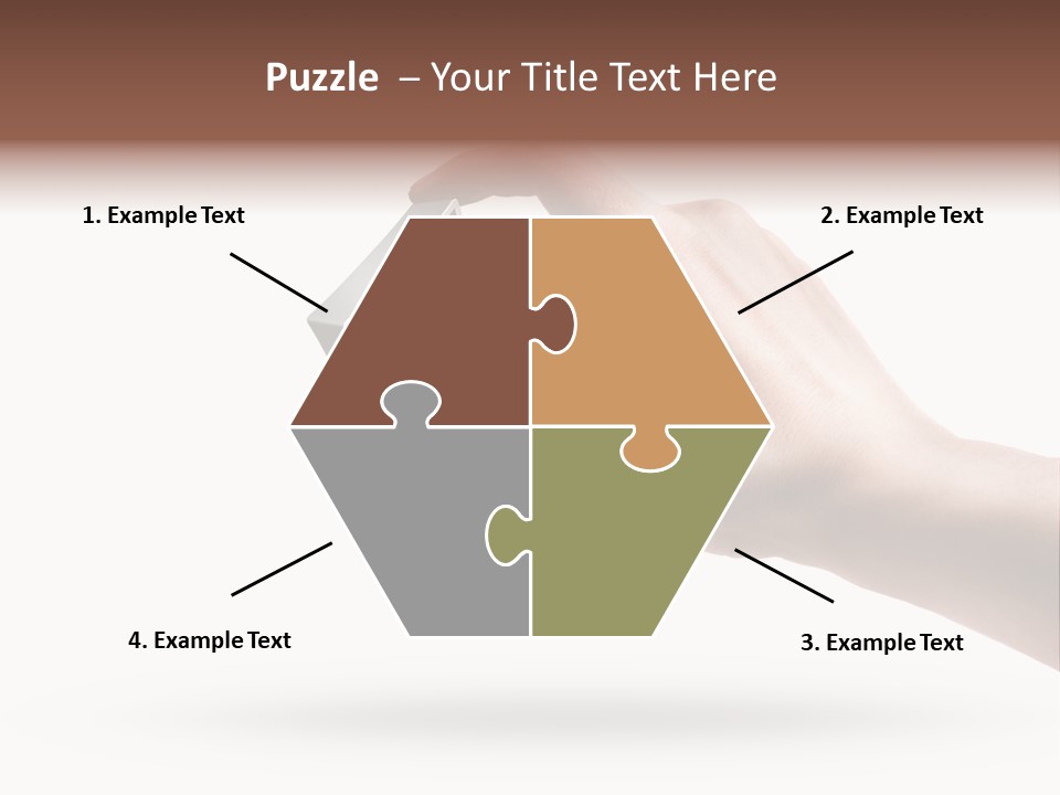 Caucasian Male Gesturing PowerPoint Template