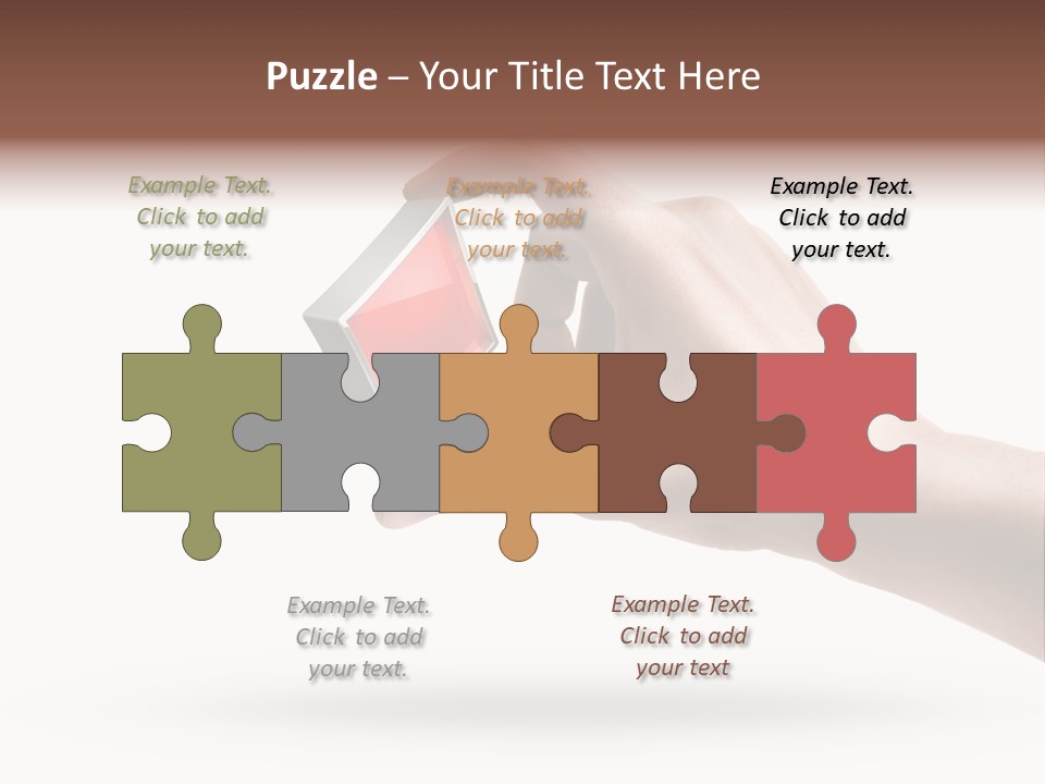 Caucasian Male Gesturing PowerPoint Template