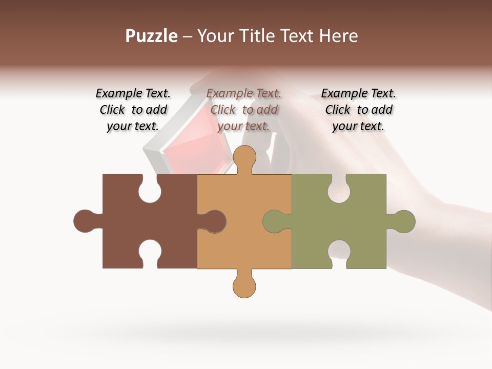 Caucasian Male Gesturing PowerPoint Template