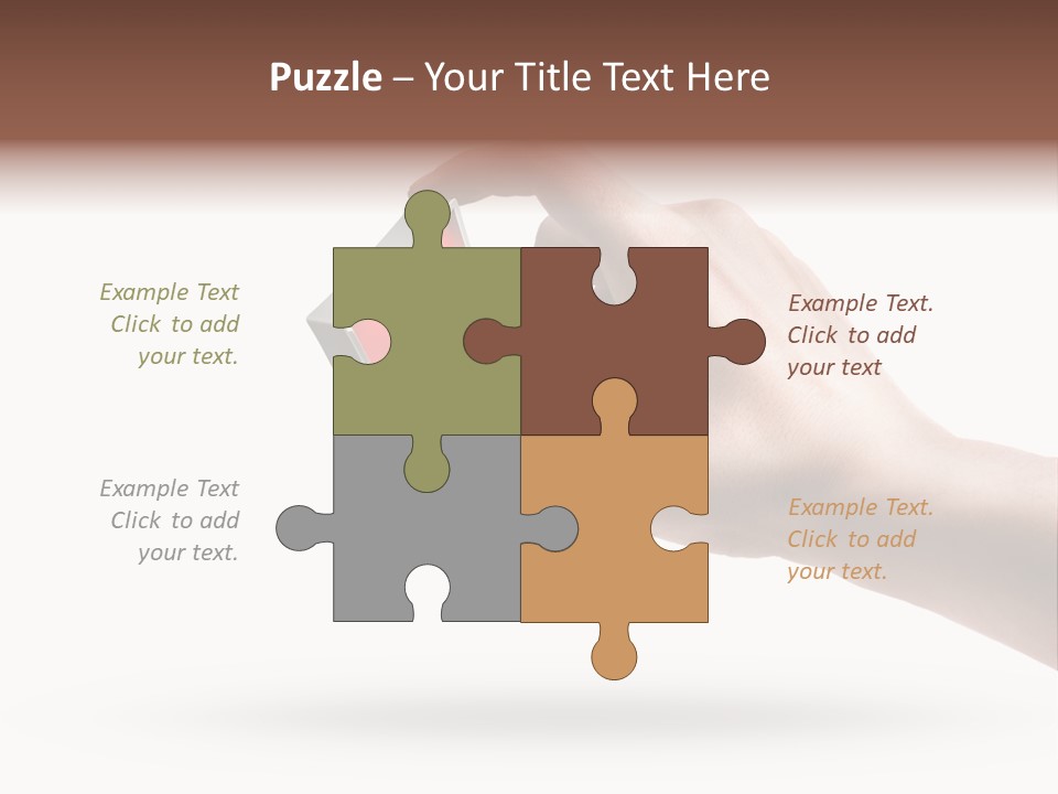 Caucasian Male Gesturing PowerPoint Template