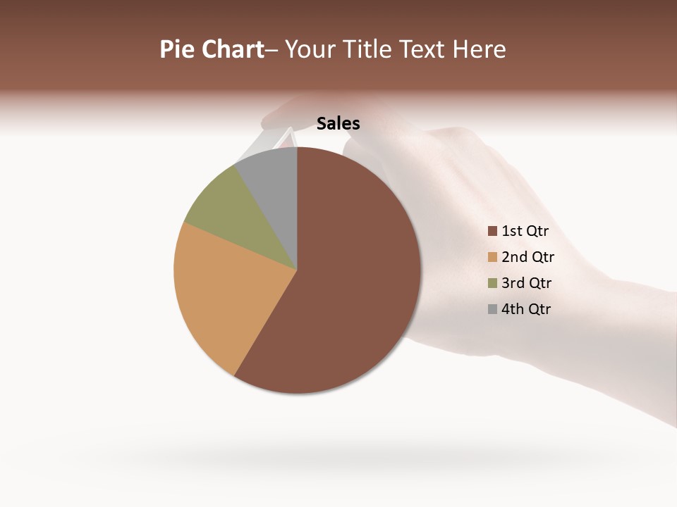 Caucasian Male Gesturing PowerPoint Template