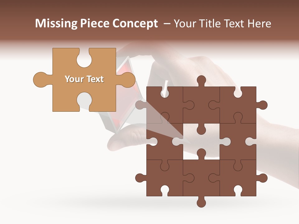 Caucasian Male Gesturing PowerPoint Template