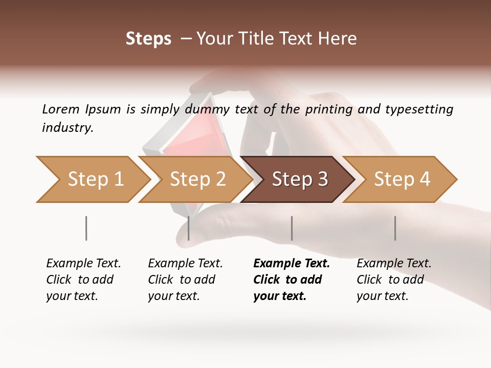 Caucasian Male Gesturing PowerPoint Template