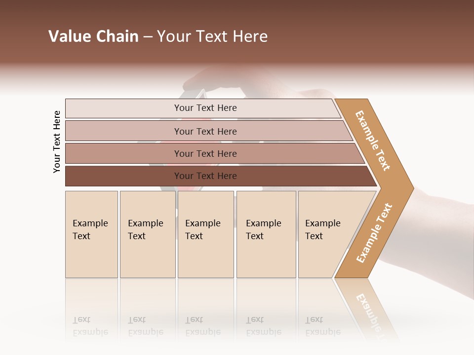 Caucasian Male Gesturing PowerPoint Template