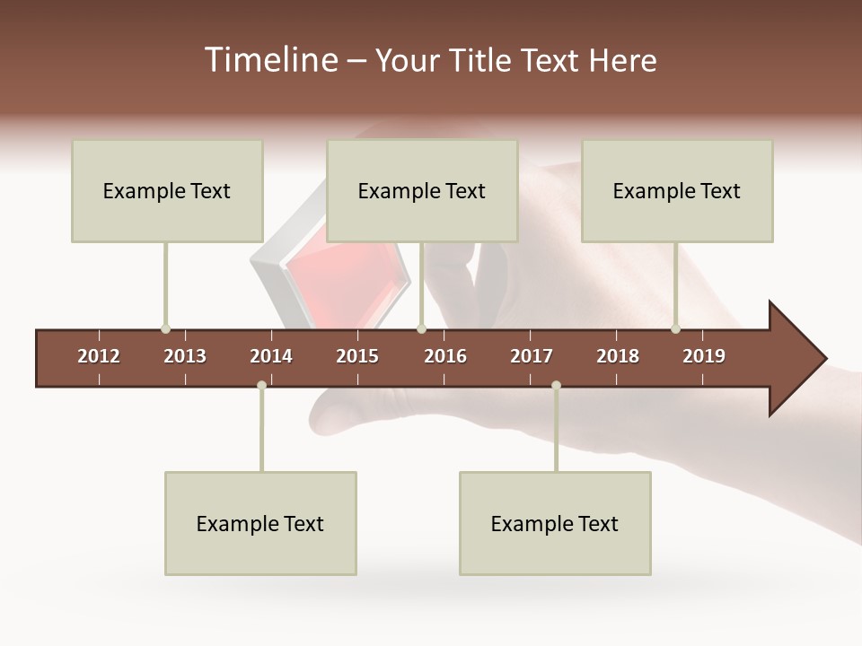 Caucasian Male Gesturing PowerPoint Template