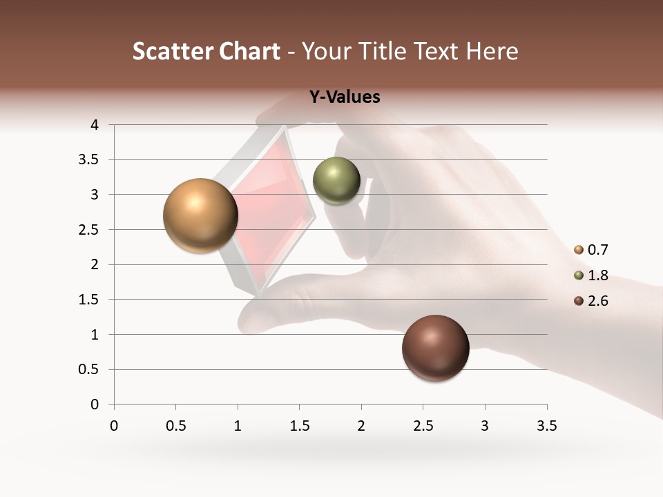 Caucasian Male Gesturing PowerPoint Template