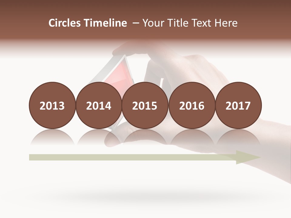 Caucasian Male Gesturing PowerPoint Template