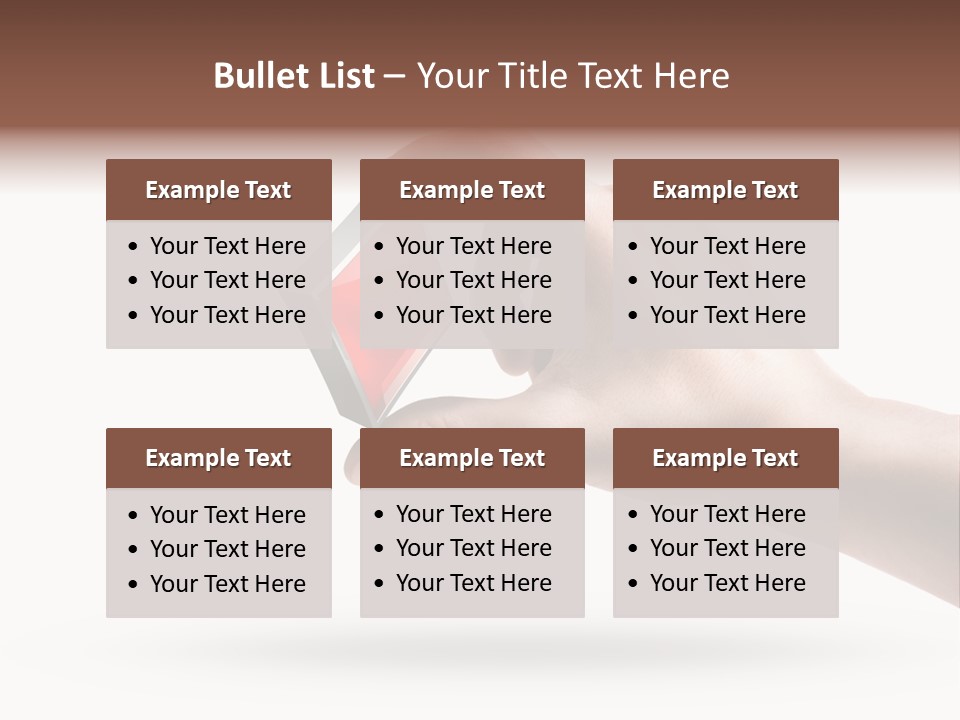 Caucasian Male Gesturing PowerPoint Template
