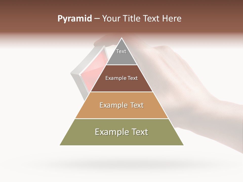 Caucasian Male Gesturing PowerPoint Template