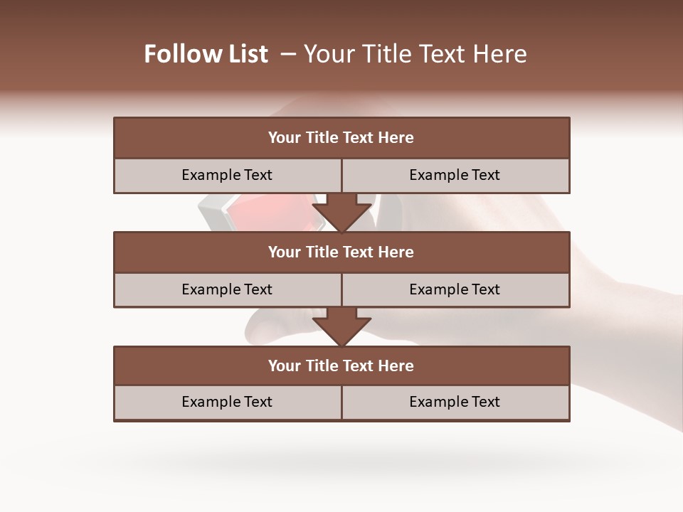 Caucasian Male Gesturing PowerPoint Template