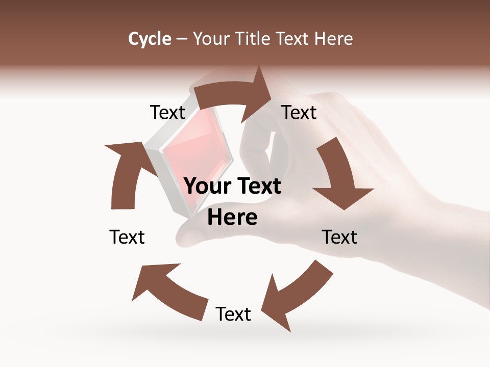 Caucasian Male Gesturing PowerPoint Template