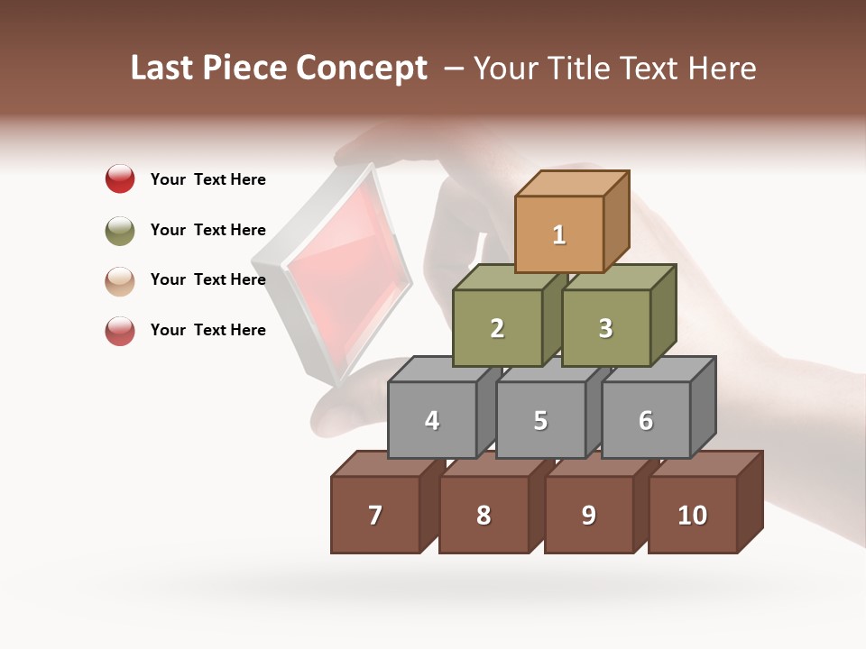 Caucasian Male Gesturing PowerPoint Template