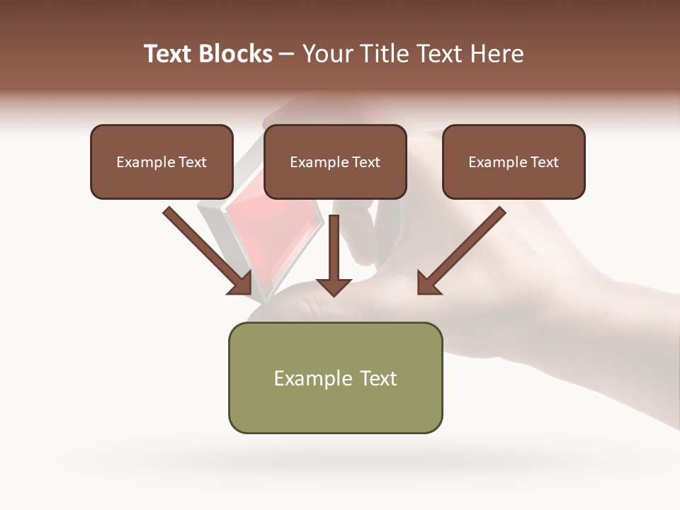 Caucasian Male Gesturing PowerPoint Template