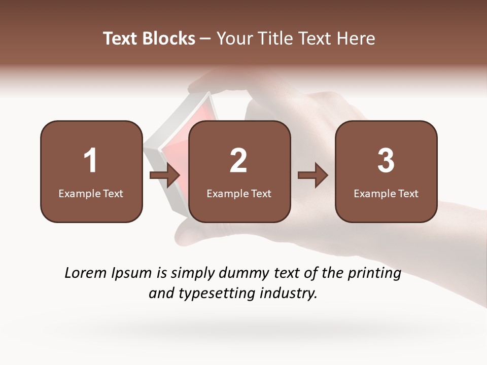 Caucasian Male Gesturing PowerPoint Template