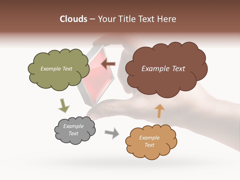 Caucasian Male Gesturing PowerPoint Template