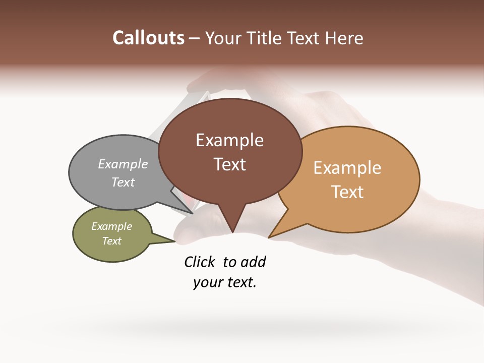 Caucasian Male Gesturing PowerPoint Template