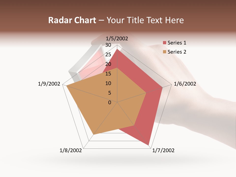 Caucasian Male Gesturing PowerPoint Template