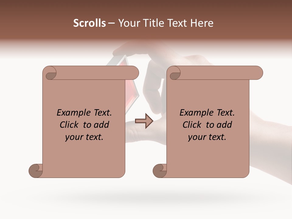 Caucasian Male Gesturing PowerPoint Template