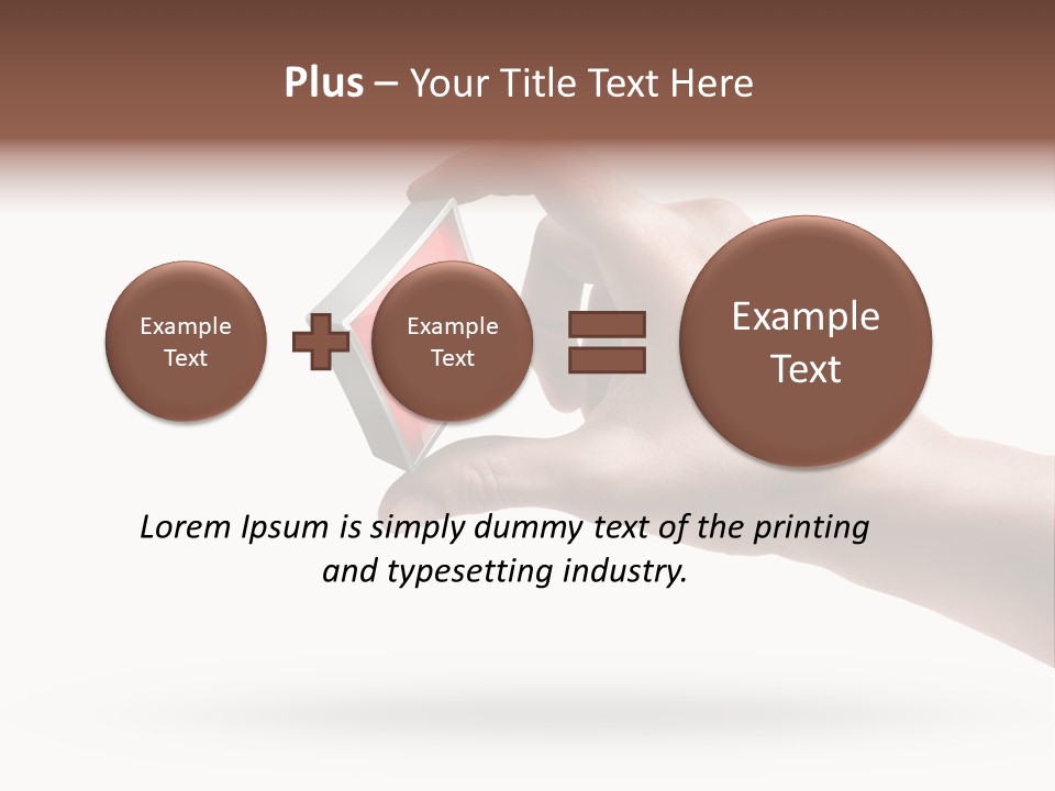 Caucasian Male Gesturing PowerPoint Template