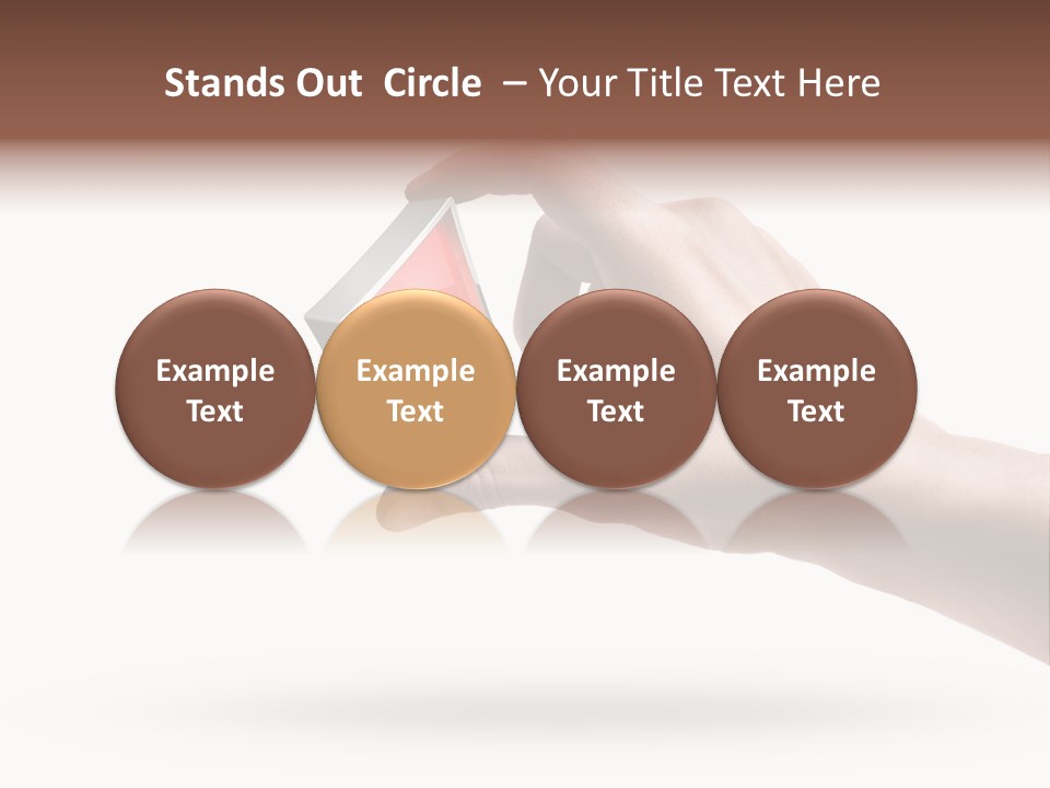 Caucasian Male Gesturing PowerPoint Template