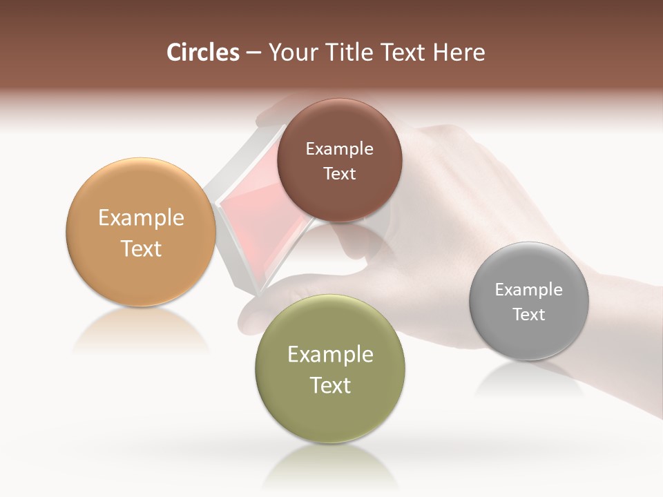 Caucasian Male Gesturing PowerPoint Template