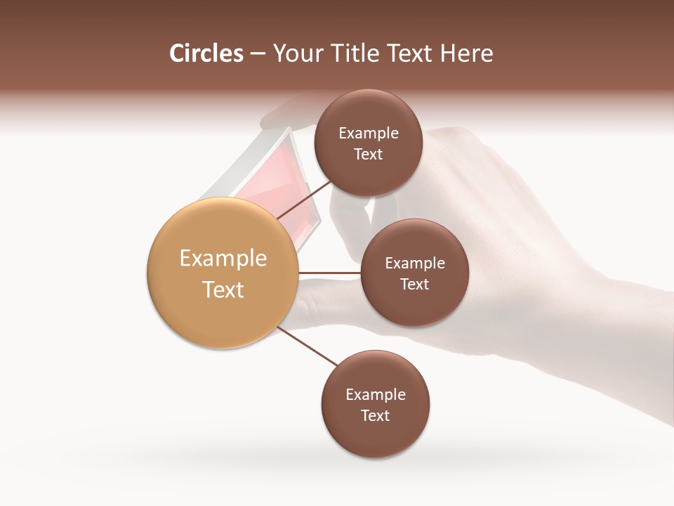 Caucasian Male Gesturing PowerPoint Template