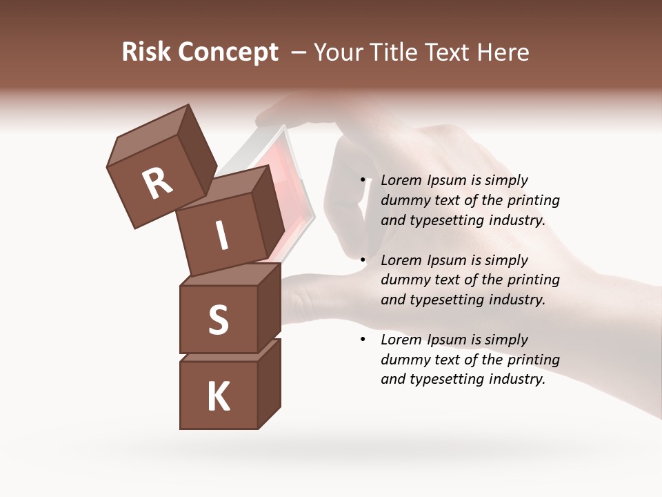 Caucasian Male Gesturing PowerPoint Template