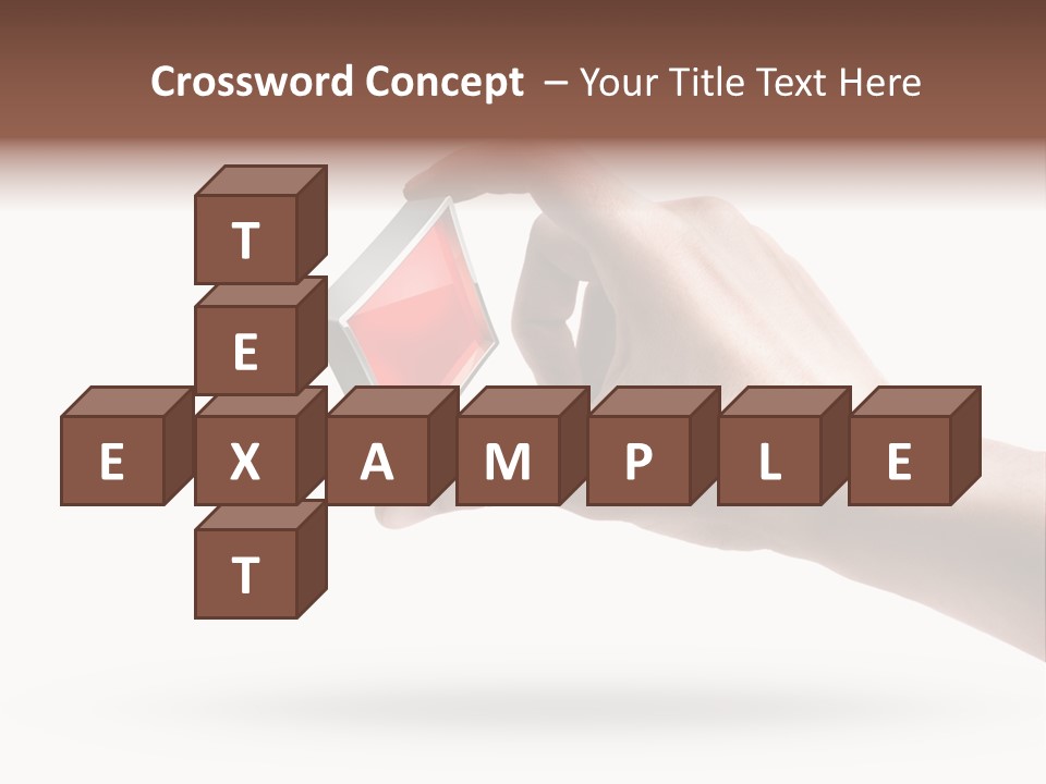 Caucasian Male Gesturing PowerPoint Template