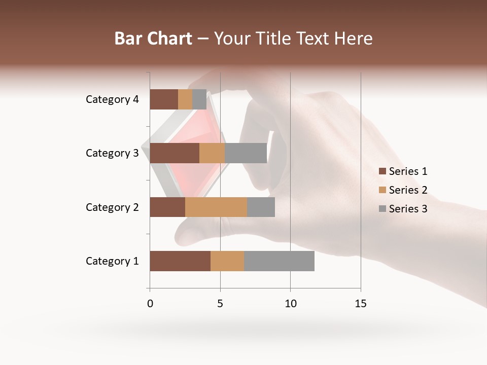Caucasian Male Gesturing PowerPoint Template