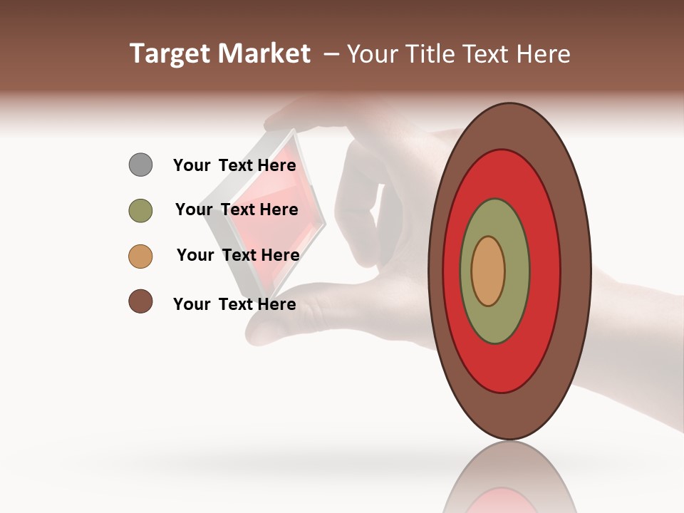 Caucasian Male Gesturing PowerPoint Template