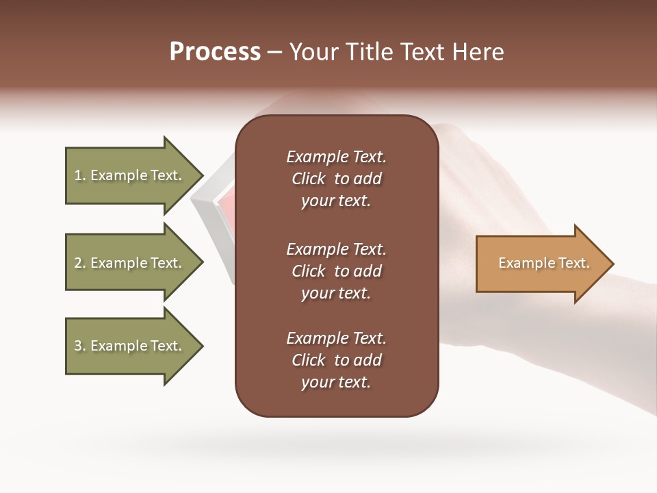 Caucasian Male Gesturing PowerPoint Template