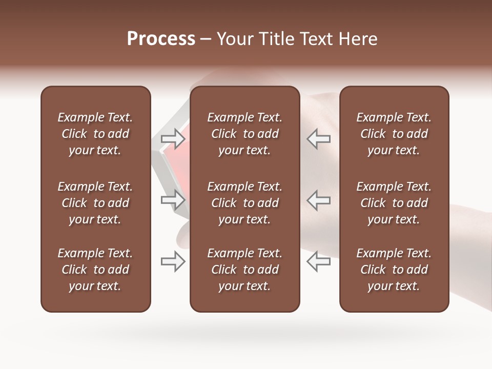 Caucasian Male Gesturing PowerPoint Template