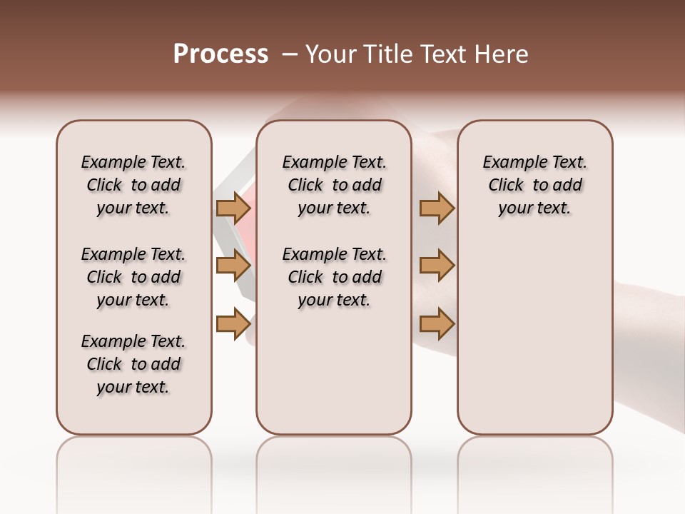Caucasian Male Gesturing PowerPoint Template