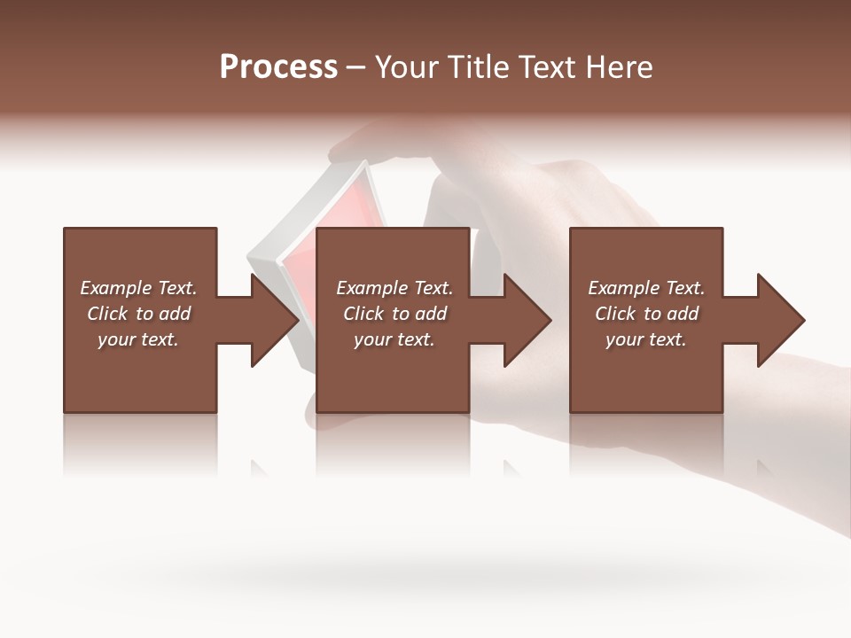 Caucasian Male Gesturing PowerPoint Template