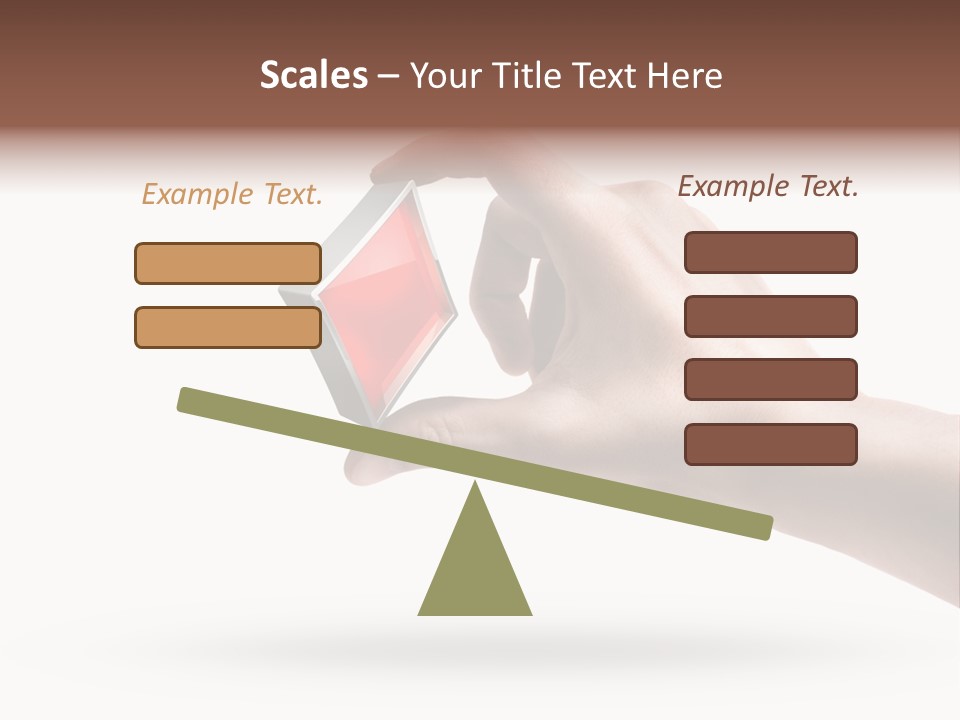 Caucasian Male Gesturing PowerPoint Template