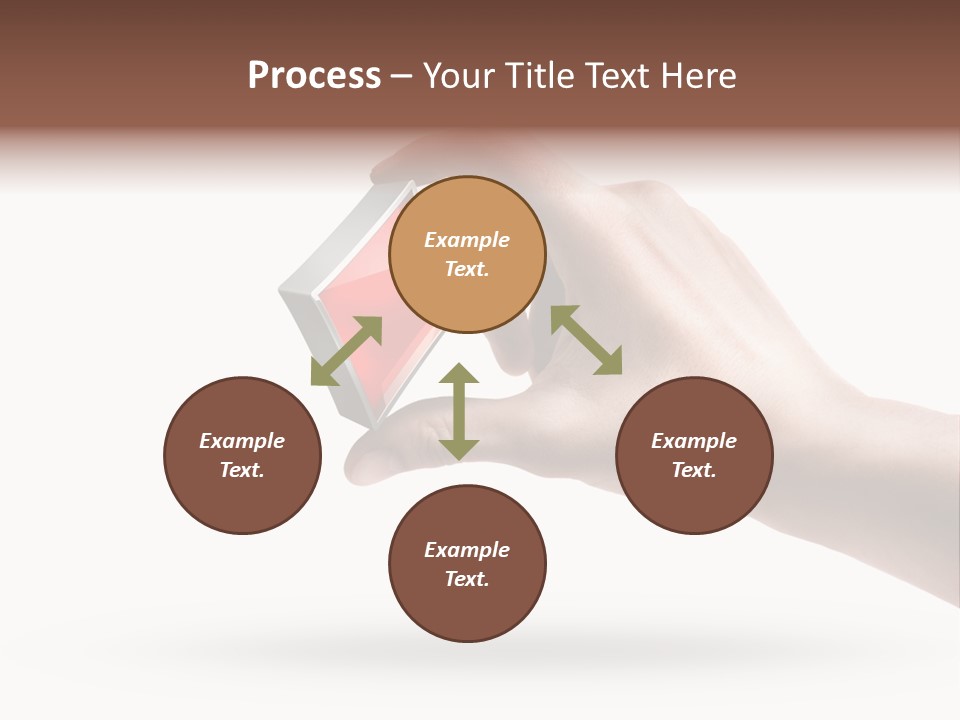Caucasian Male Gesturing PowerPoint Template