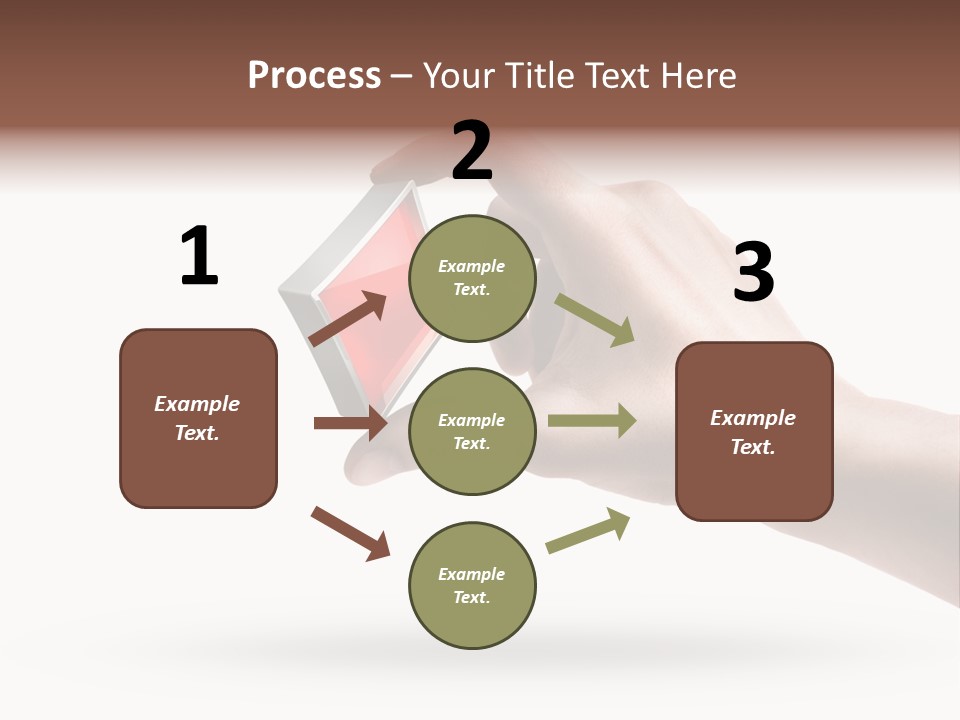 Caucasian Male Gesturing PowerPoint Template
