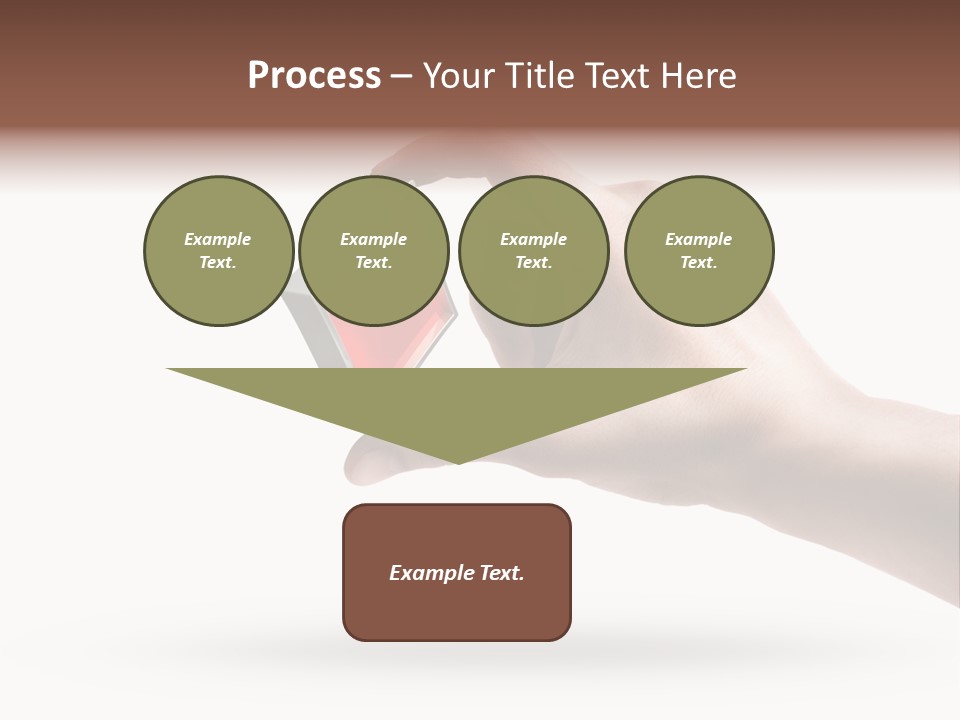 Caucasian Male Gesturing PowerPoint Template