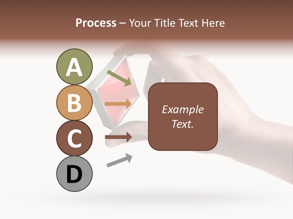 Caucasian Male Gesturing PowerPoint Template