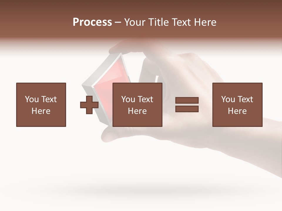 Caucasian Male Gesturing PowerPoint Template