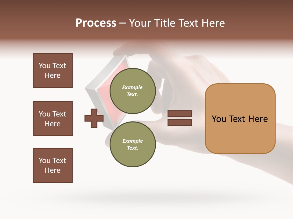 Caucasian Male Gesturing PowerPoint Template