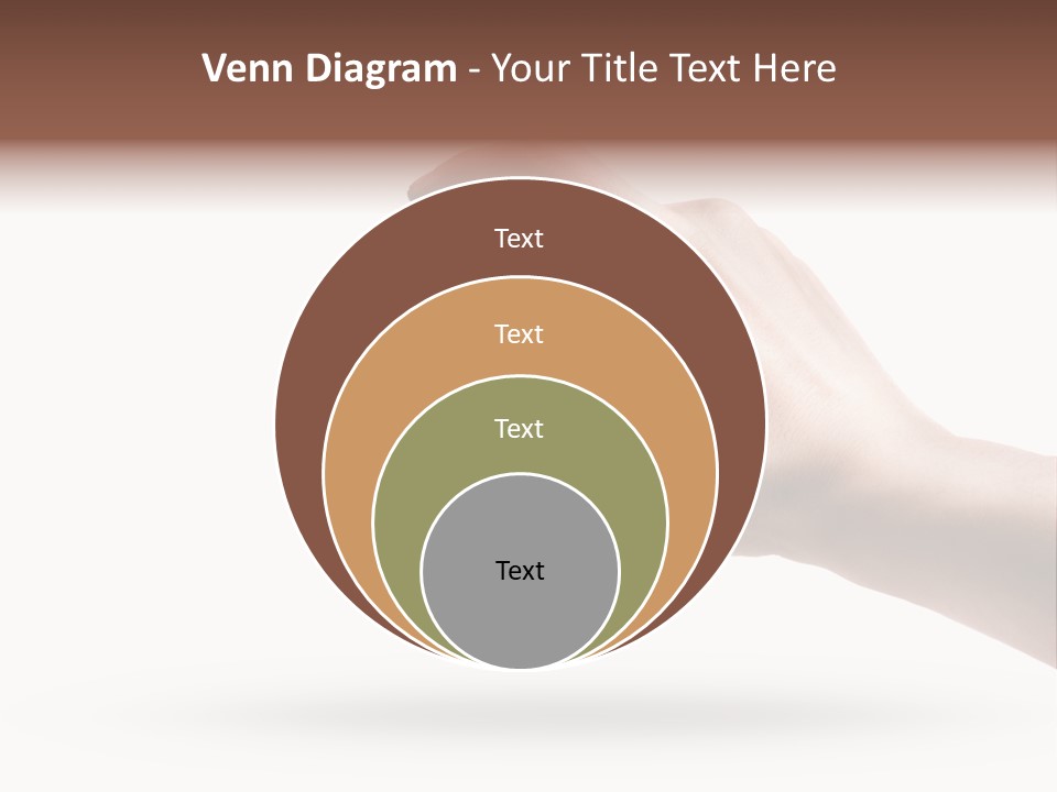 Caucasian Male Gesturing PowerPoint Template