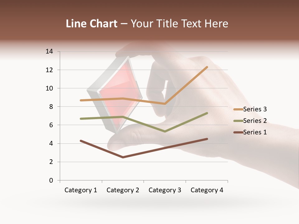 Caucasian Male Gesturing PowerPoint Template
