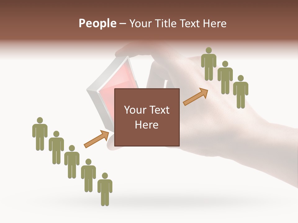 Caucasian Male Gesturing PowerPoint Template