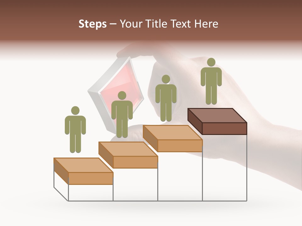 Caucasian Male Gesturing PowerPoint Template