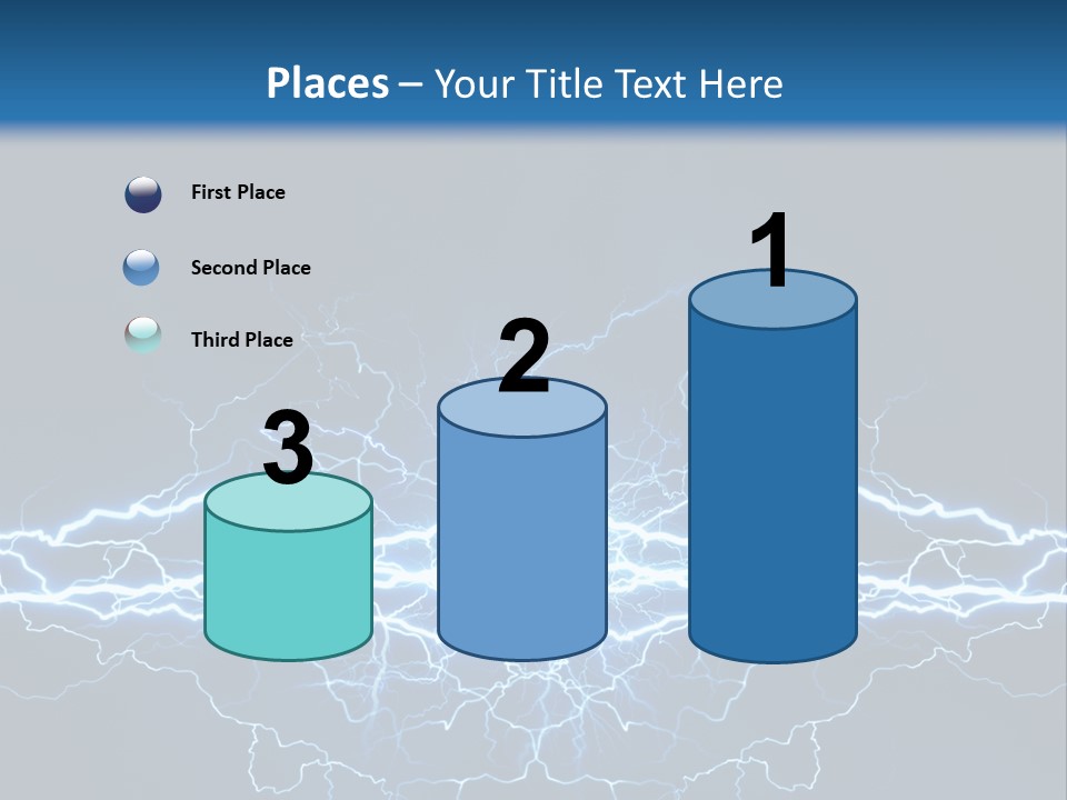 Striking Spark Light PowerPoint Template