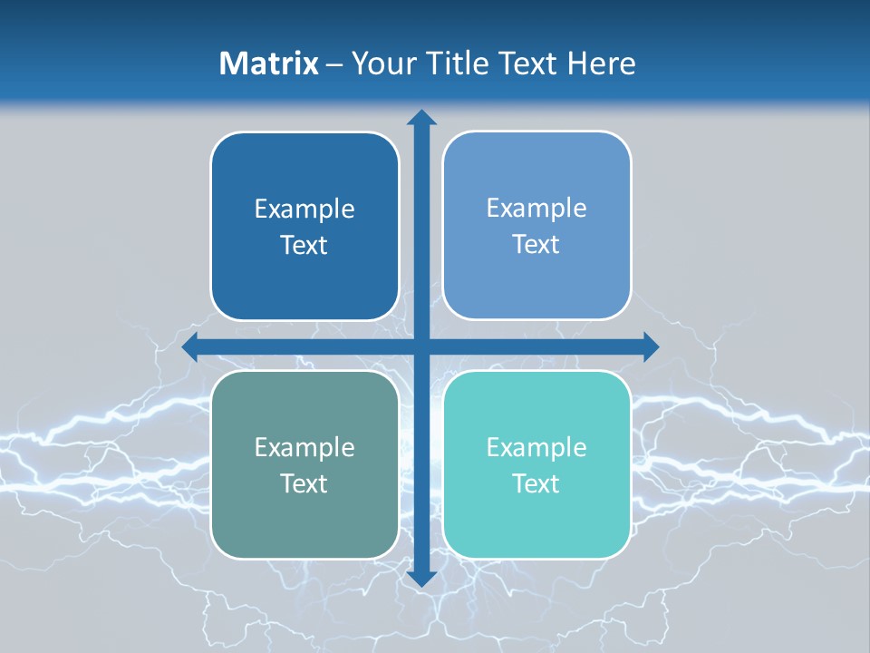 Striking Spark Light PowerPoint Template